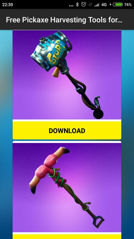 free pickaxe harvesting tools for fortnite images تصوير الشاشة 10 - fortnite free pickaxe