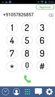 ZuteSipDialer Plus syot layar 1