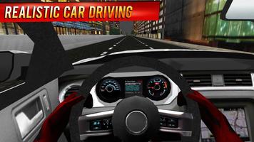 Car Driving 3D-poster