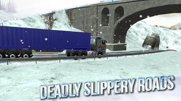 Winter Road Trucker 3D ภาพหน้าจอ 1