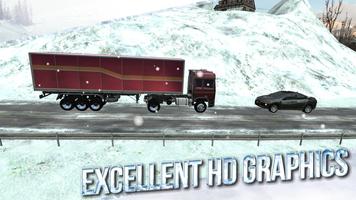 Winter Road Trucker 3D screenshot 2