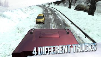 Winter Road Trucker 3D ภาพหน้าจอ 3