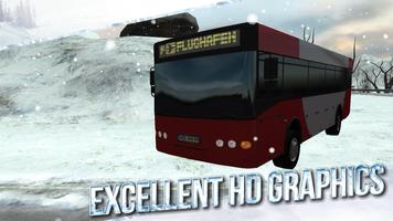 Hiver Bus Simulator 3D capture d'écran 1