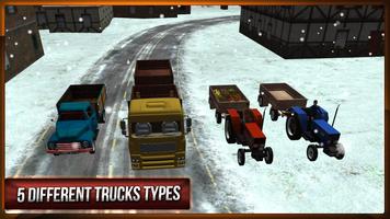 Winter Truck Driving Ekran Görüntüsü 3