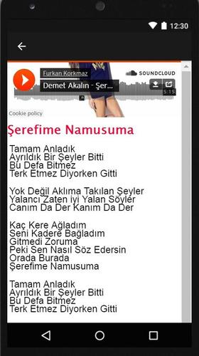 Demet Akalin Mp3 Sarki For Android Apk Download