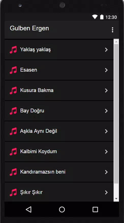 Android İndirme için Gülben Ergen Mp3 Şarkı APK