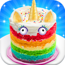 Unicorn Cake Games: New Rainbow Doll Cupcake APK