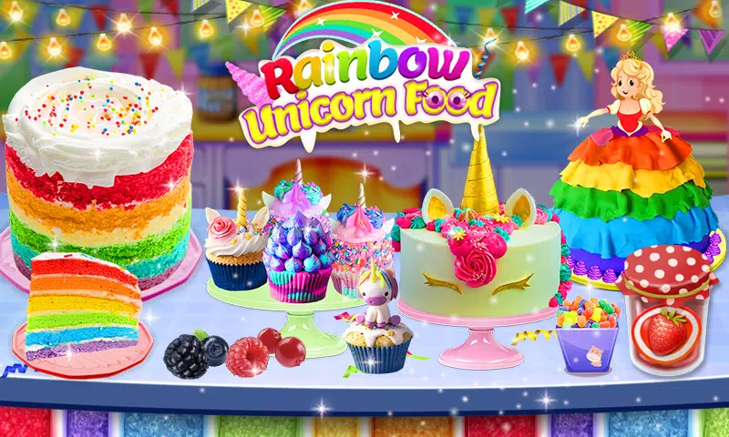 Android向けのユニコーンケーキゲーム 新レインボー人形カップケーキ Apkをダウンロードしましょう