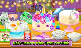 Licorne Jeux gâteau: Nouvelle arc-en-poupée de capture d'écran 1
