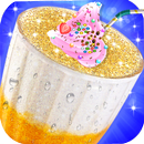 Rainbow Glitter Milkshake Maker: Fashion Food APK