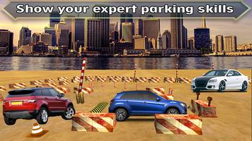 Modern Taxi Car Drive 2017: Luxury Jeep Parking 3D capture d'écran 1