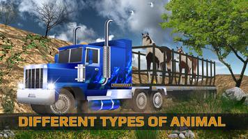Zoo Wild Animal Transporting Truck Simulation Affiche