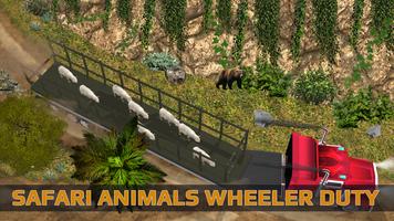 Zoo Wild Animal Transporting Truck Simulation capture d'écran 1