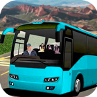 Coach Bus Parking 2018 - Hill Tourist Driving Sim icône