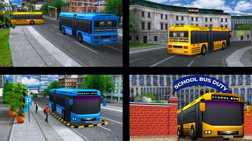 مدرسة حافلة مهمة مدينة محاكاة تصوير الشاشة 2
