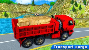 Cargo Truck Transport Drive 3D Simulation capture d'écran 1