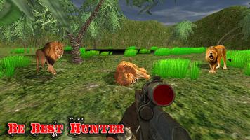 Lion Hunting Real Forest challenge capture d'écran 2