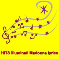 HITS Illuminati Madonna lyrics Affiche