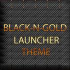 BLACKNGOLD LAUNCHER THEME icon