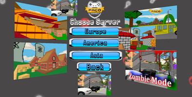 Zumbie Blocky Land imagem de tela 1