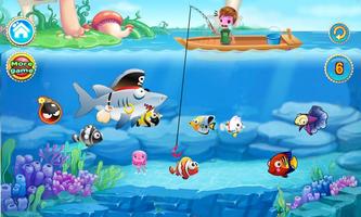 Funny boy fishing games capture d'écran 2