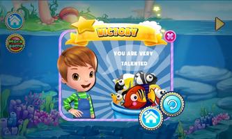 Funny boy fishing games capture d'écran 3