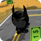 3D Bat Cat Man Run Game Zeichen