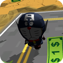 3D Captain Cat Man Run Game APK