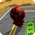 3D Spider Cat Man Run Game icône