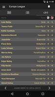 برنامه‌نما Scores - UEL - Europe Football League UEFA - Live عکس از صفحه