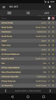 Scores - Asia World Cup Qualifiers - AFC Football स्क्रीनशॉट 2