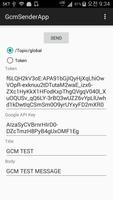 GCM Sender App capture d'écran 1