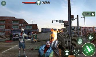 Zombie Kill Shot 3D capture d'écran 1
