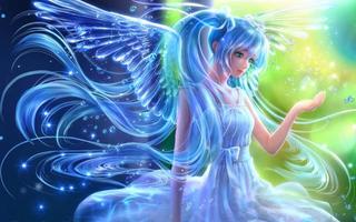 Fantasy Angel Wallpaper Affiche