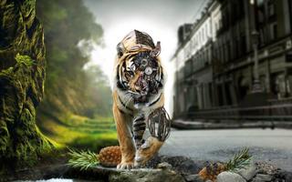 3D Tiger تصوير الشاشة 3