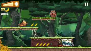 🍌Jungle Monkey Run : Banana Kong adventure تصوير الشاشة 1