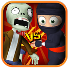 3D Zombie VS Ninja Sufers Run icône