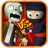3D Zombie VS Ninja Sufers Run