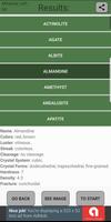 1 Schermata Mineral Identifier