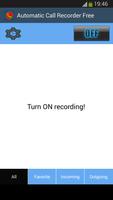 Automatic Call Recorder Free capture d'écran 1