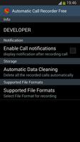 برنامه‌نما Automatic Call Recorder Free عکس از صفحه