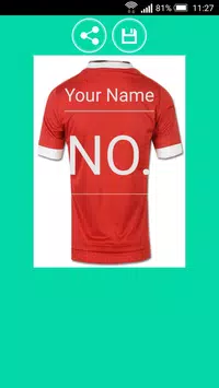 اكتب اسمك على قميص فريقك لمفضل APK for Android Download