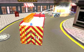 Fire Brigade Truck Simulator imagem de tela 2