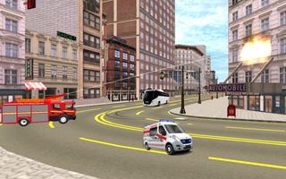 Fire Brigade Truck Simulator imagem de tela 3