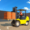 Forklift Games: Rear Wheels Forklift Driving
