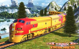 火車 行駛 模擬器 美國： 火車 遊戲 3D 海報