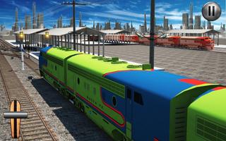 火車 行駛 模擬器 美國： 火車 遊戲 3D 截圖 2