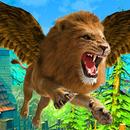 3d Flying Lion Wild Animal Simulator 2018 APK
