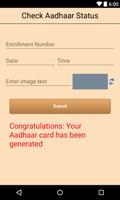 برنامه‌نما Instant Aadhaar Card عکس از صفحه