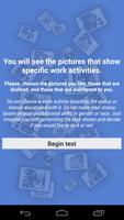 Photo choice - Career and Aptitude Test скриншот 1